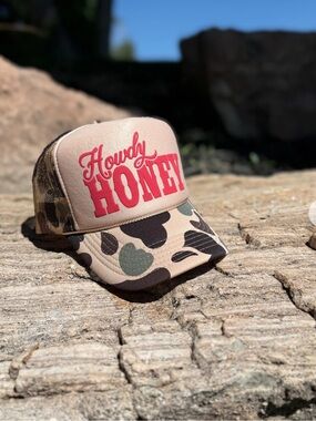 Camo trucker hat